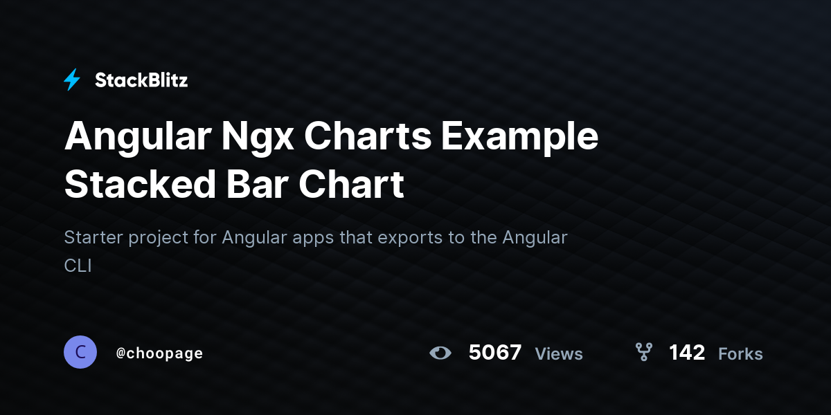 Angular Ngx Charts Example Stacked Bar Chart StackBlitz