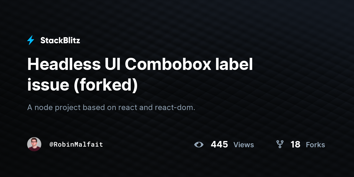 Headless Ui Combobox Label Issue Forked Stackblitz