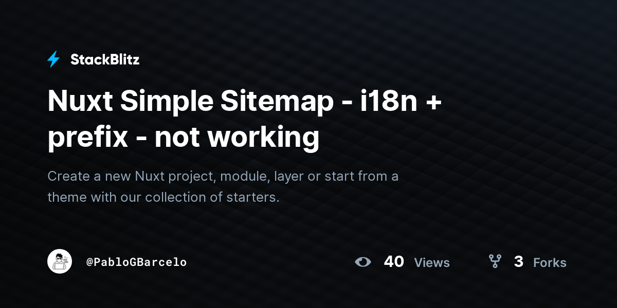 Nuxt Simple Sitemap I N Prefix Not Working Stackblitz