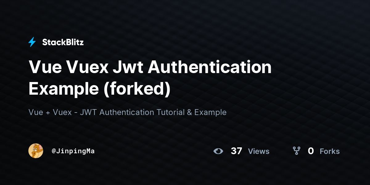 Live Coding Jwt Authentication With Vue Vuex And Express Hot Sex Picture