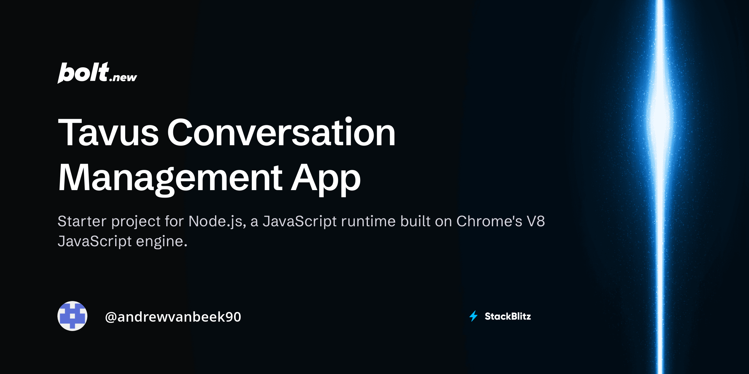 Tavus Conversation Management App - Bolt.new