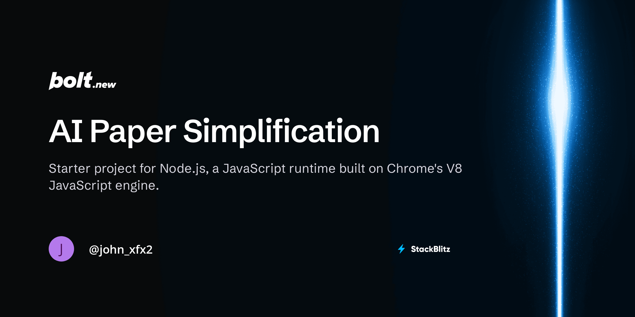AI Paper Simplification - Bolt.new