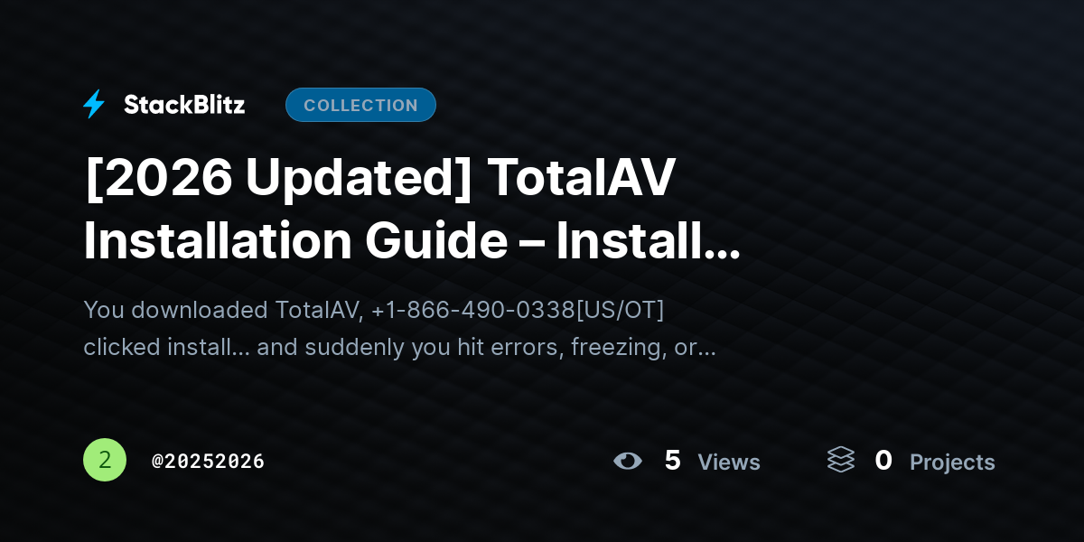 [2026 Updated] TotalAV Installation Guide – Install Antivirus Without Errors (Step-by-Step Fix) by 20252026