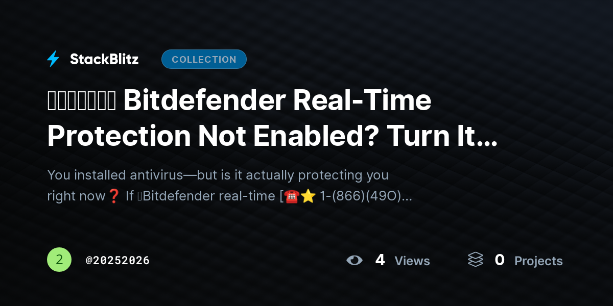 ᵘᵖᵈᵃᵗᵉᵈ Bitdefender Real-Time Protection Not Enabled? Turn It On & Stay Protected (2026 Guide) by 20252026