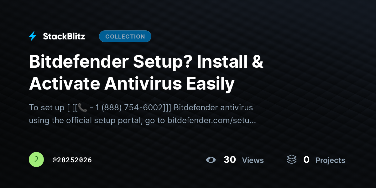 Bitdefender Setup? Install & Activate Antivirus Easily by 20252026