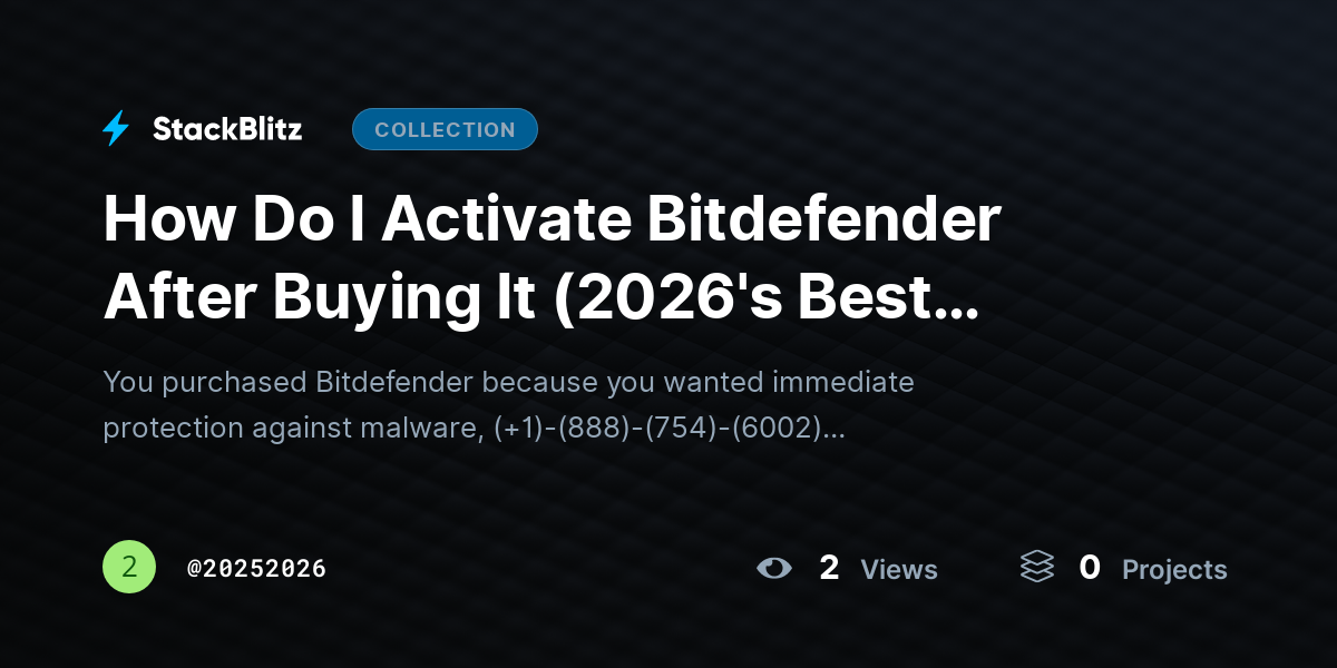 How Do I Activate Bitdefender After Buying It (2026's Best Method) by 20252026
