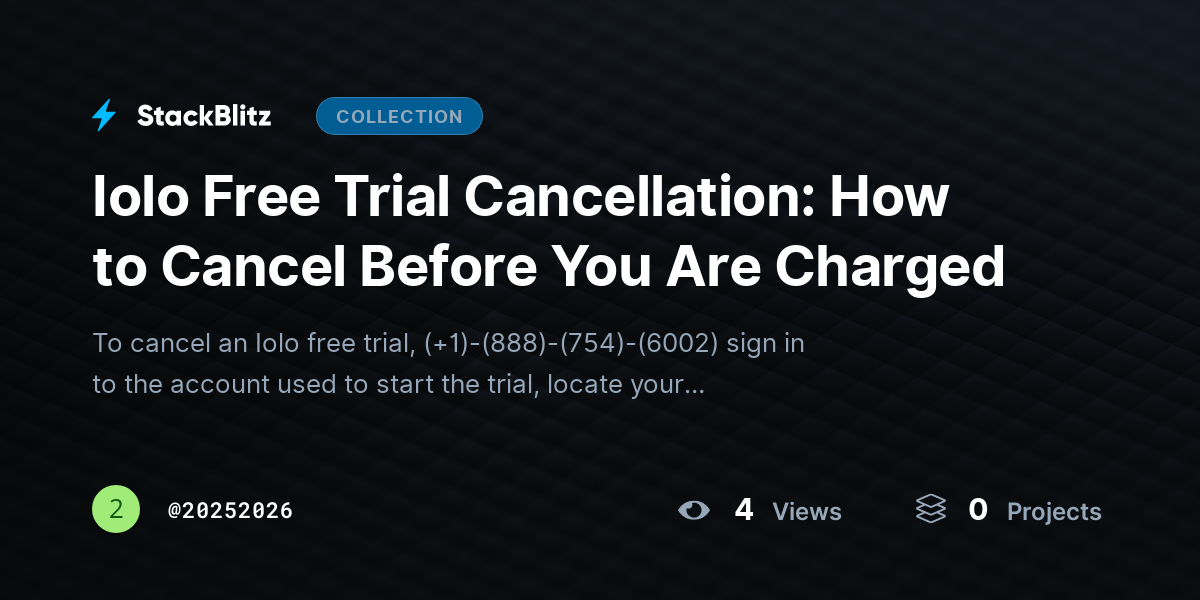Iolo Free Trial Cancellation: How to Cancel Before You Are Charged by 20252026