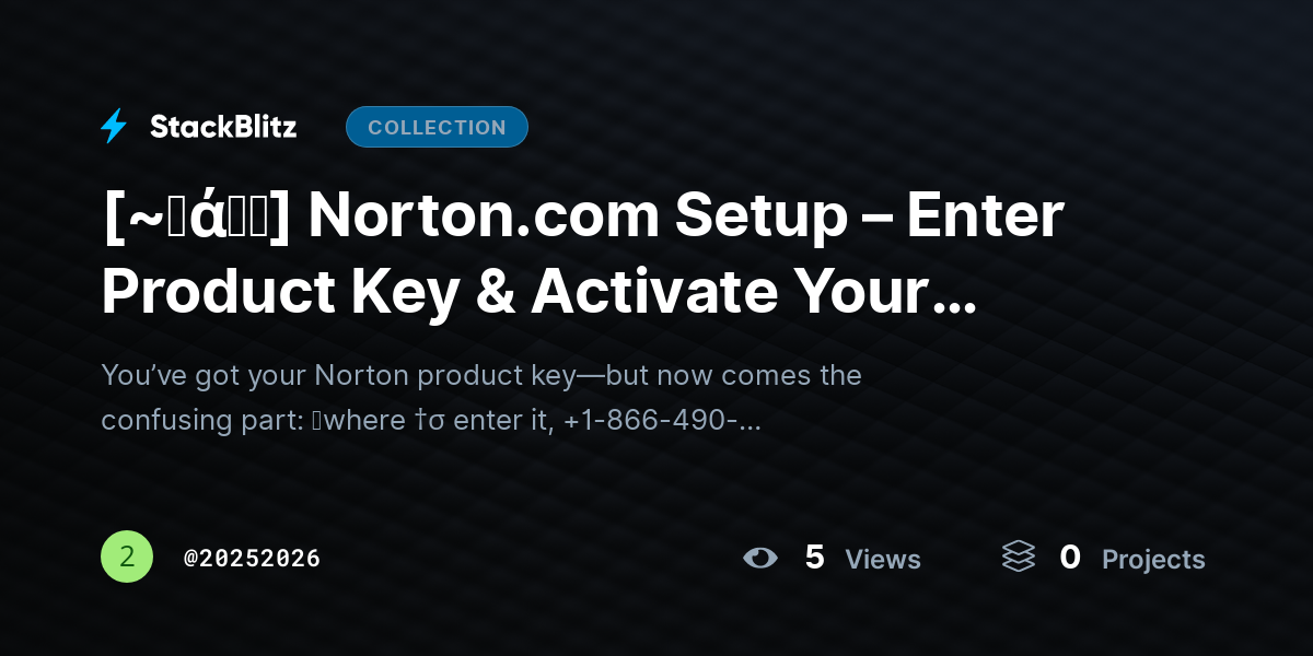 [~𝐅ά𝓠𝕤] Norton.com Setup – Enter Product Key & Activate Your Antivirus (Step-by-Step Guide) by 20252026
