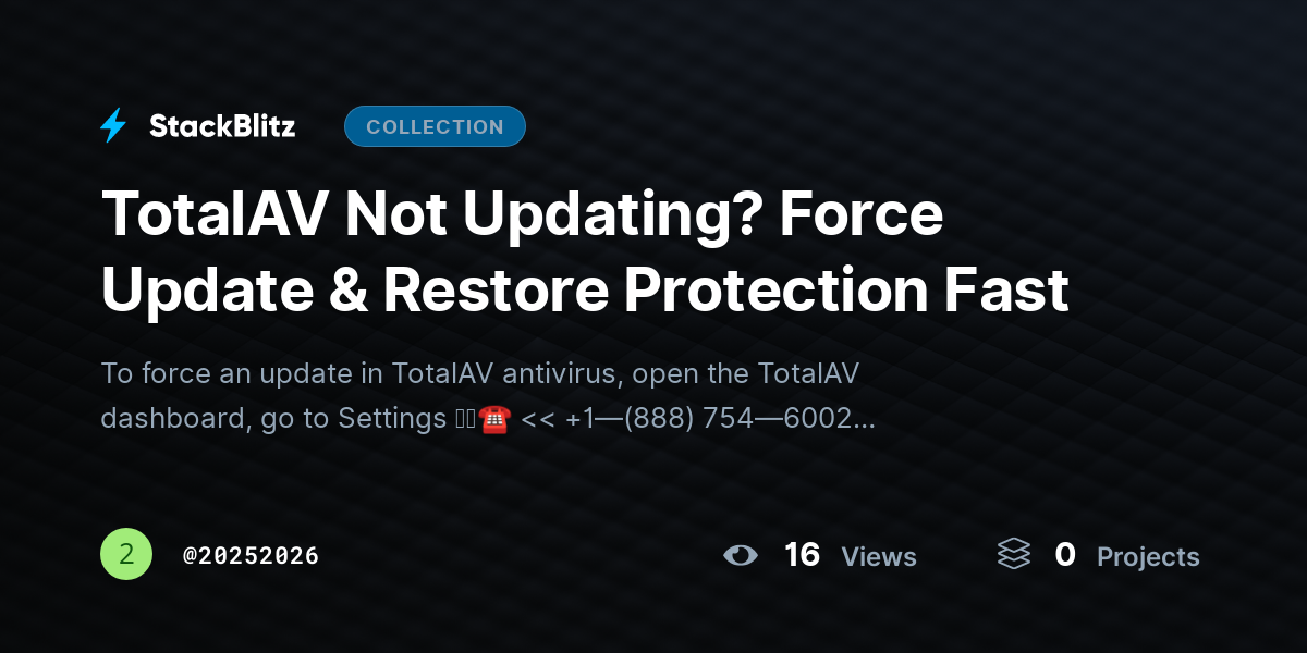 TotalAV Not Updating? Force Update & Restore Protection Fast by 20252026