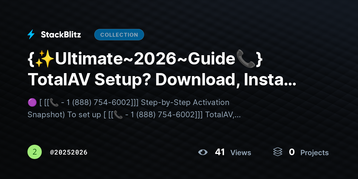 {✨Ultimate~2026~Guide📞} TotalAV Setup? Download, Install & Activate Easily by 20252026