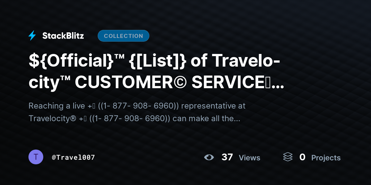 ${Official}™ {[List]} of Travelo-city™️ CUSTOMER© SERVICEⓢ (24/7) Live Human Care) Numbers: An Assistance GuidE by Travel007