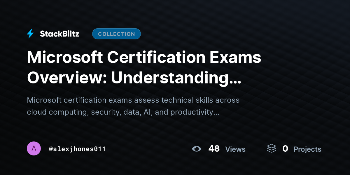 Microsoft Certification Exams Overview: Understanding Structure and ...