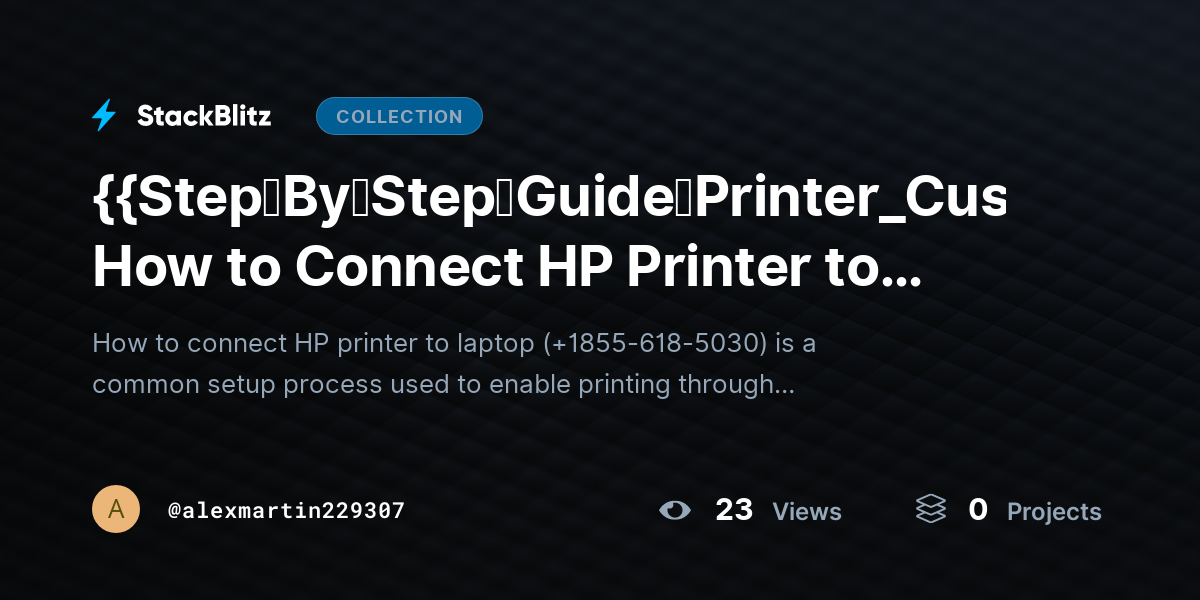 {{Step→By→Step→Guide→Printer_Customers}} How to Connect HP Printer to ...
