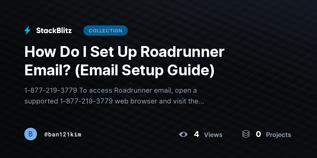 How Do I Set Up Roadrunner Email? (Email Setup Guide) by ban121kim