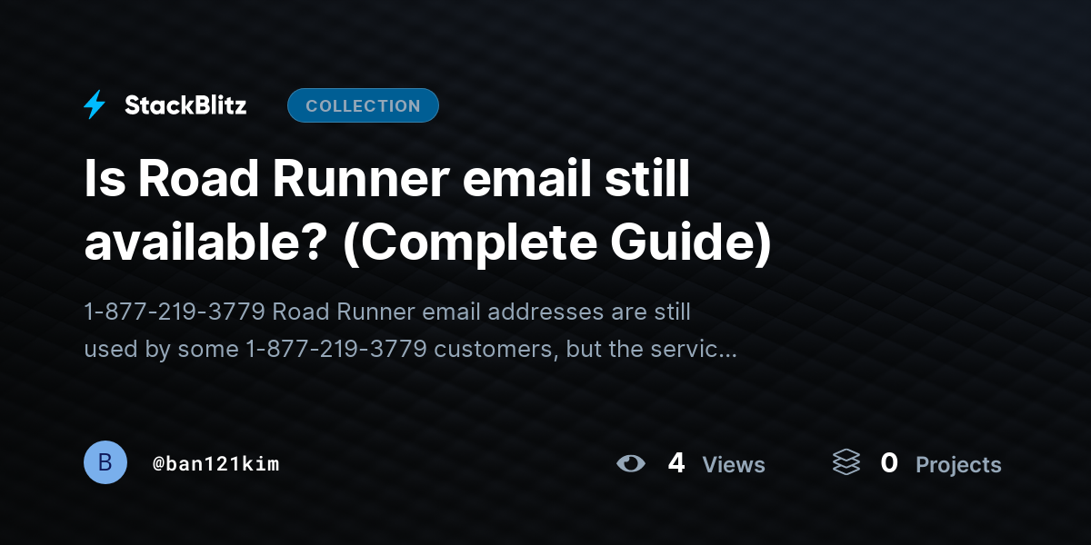 Is Road Runner email still available? (Complete Guide) by ban121kim