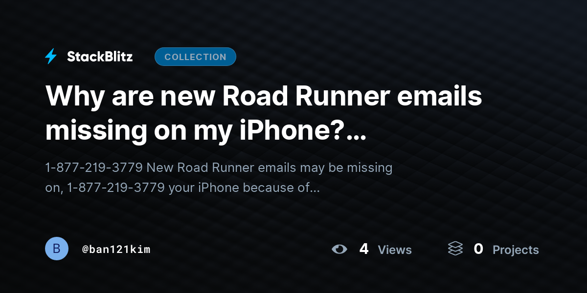 Why are new Road Runner emails missing on my iPhone? (Troubleshooting Guide) by ban121kim