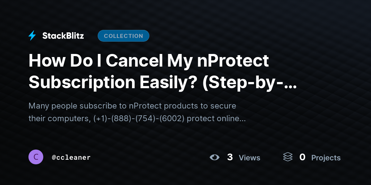 How Do I Cancel My nProtect Subscription Easily? (Step-by-Step) by ccleaner