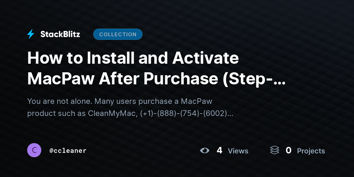 How to Install and Activate MacPaw After Purchase (Step-by-Step) by ccleaner