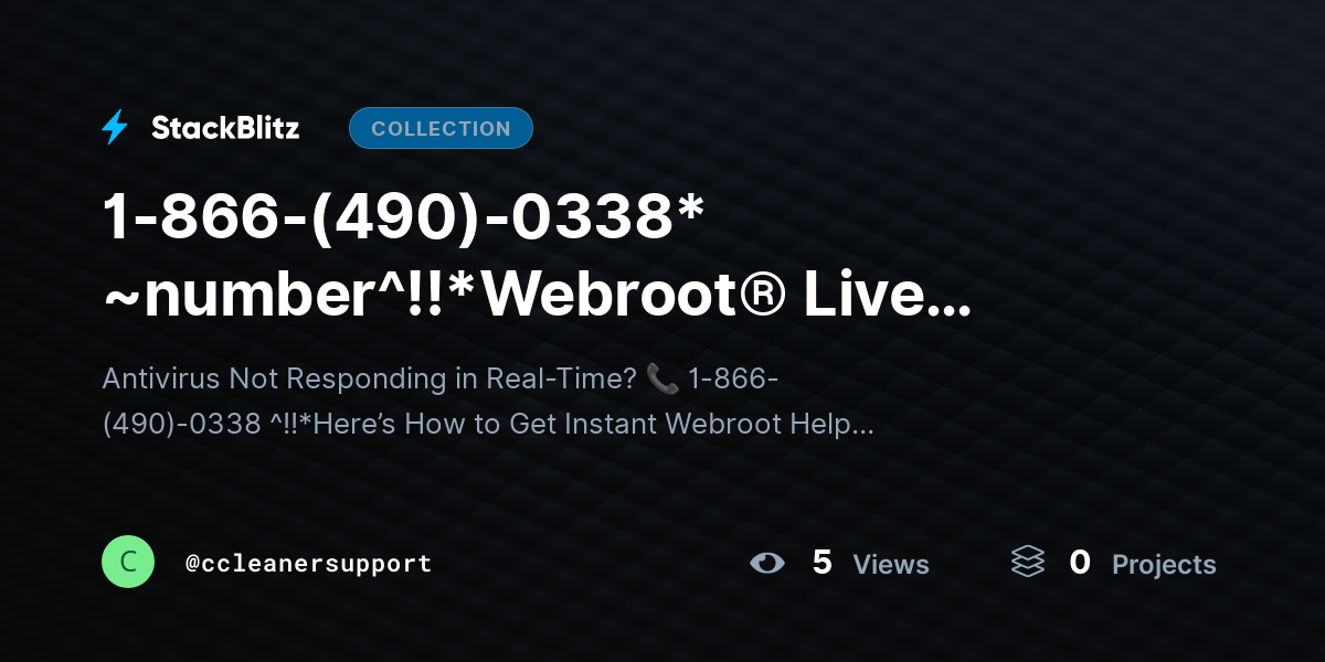 1-866-(490)-0338* ~number^!!*Webroot® Live Agent™ Support USA © – Real-Time Assistance Guide® 2025–2026 by ccleanersupport