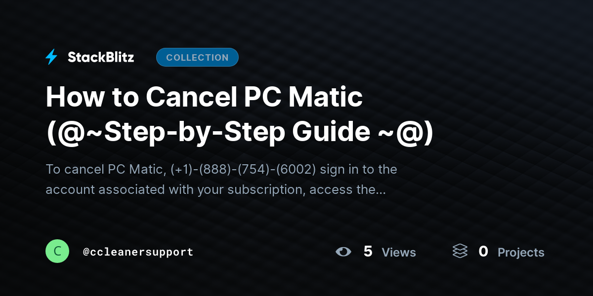 How to Cancel PC Matic (@~Step-by-Step Guide ~@) by ccleanersupport