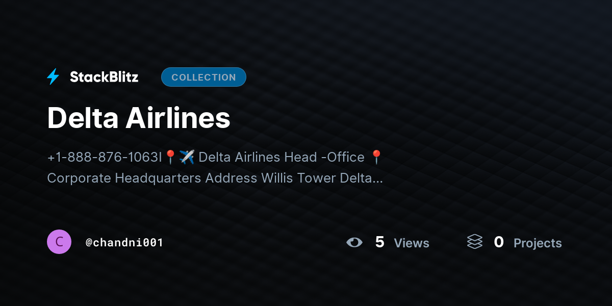 Delta Airlines by chandni001