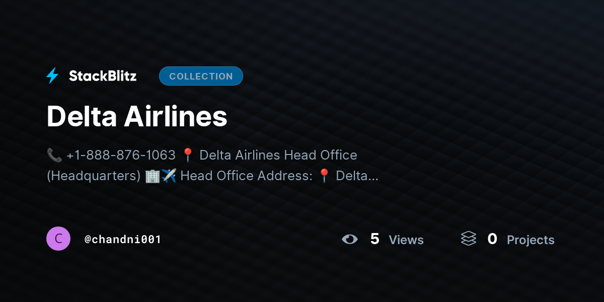Delta Airlines by chandni001