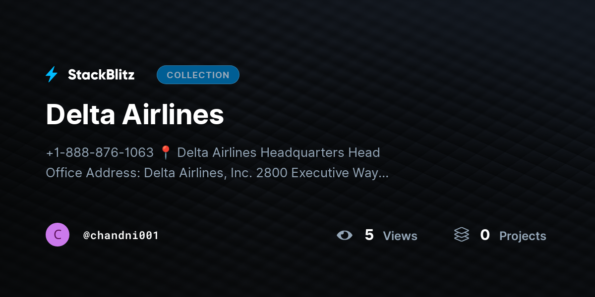 Delta Airlines  by chandni001