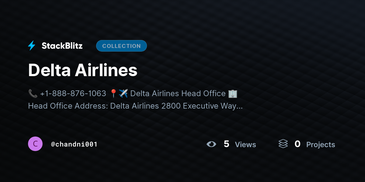 Delta Airlines  by chandni001
