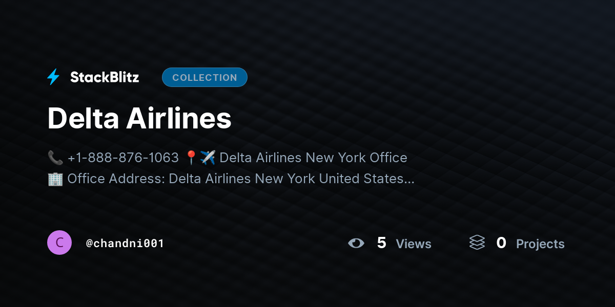 Delta Airlines by chandni001