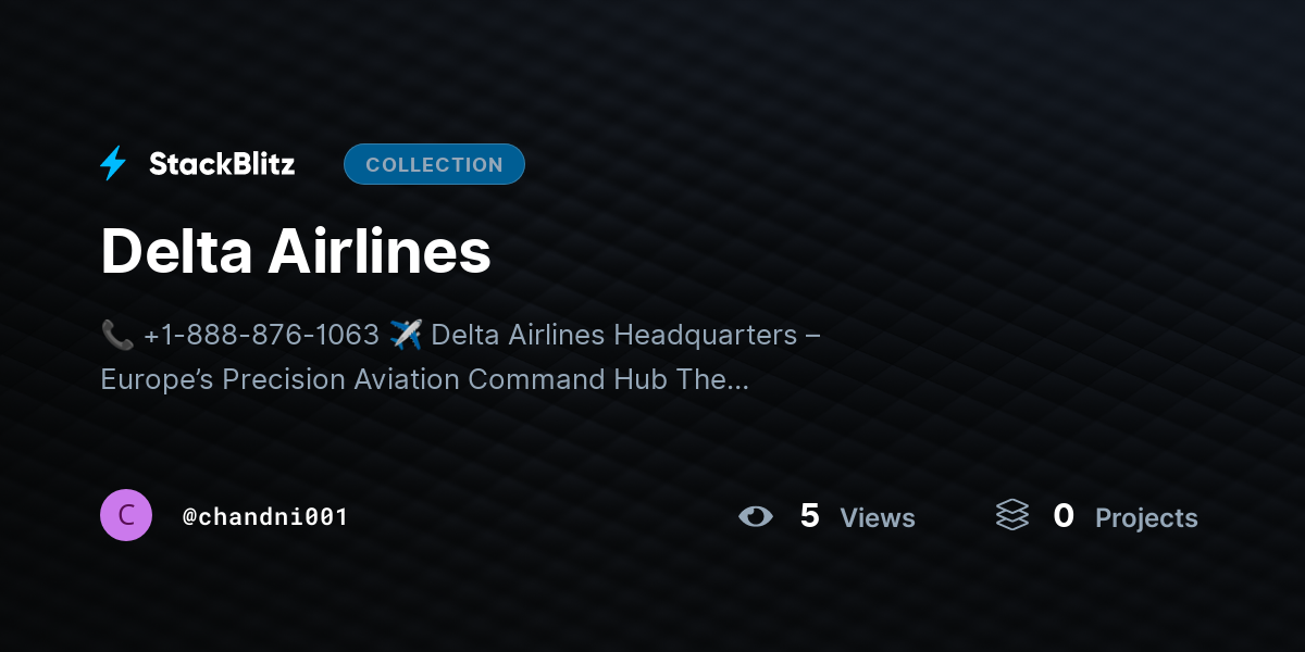 Delta Airlines  by chandni001