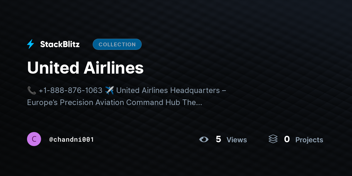 United Airlines  by chandni001