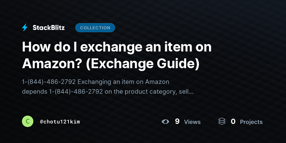 How do I exchange an item on Amazon? (Exchange Guide) by chotu121kim