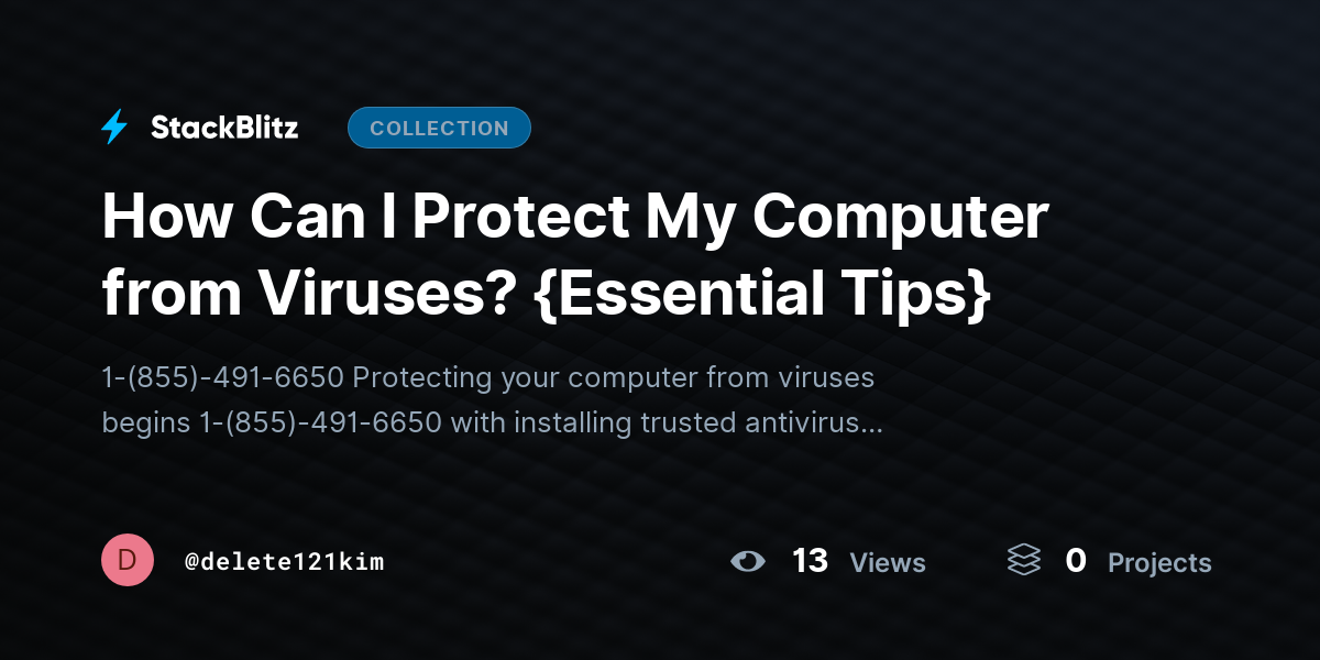 How Can I Protect My Computer from Viruses? {Essential Tips} by delete121kim