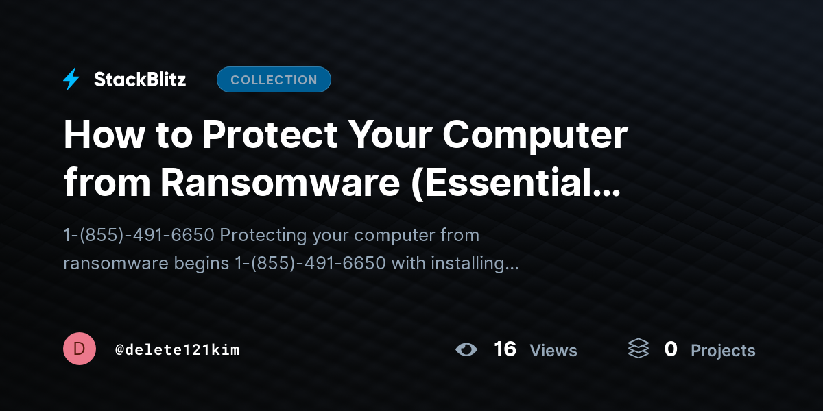 How to Protect Your Computer from Ransomware (Essential Cybersecurity Tips) by delete121kim