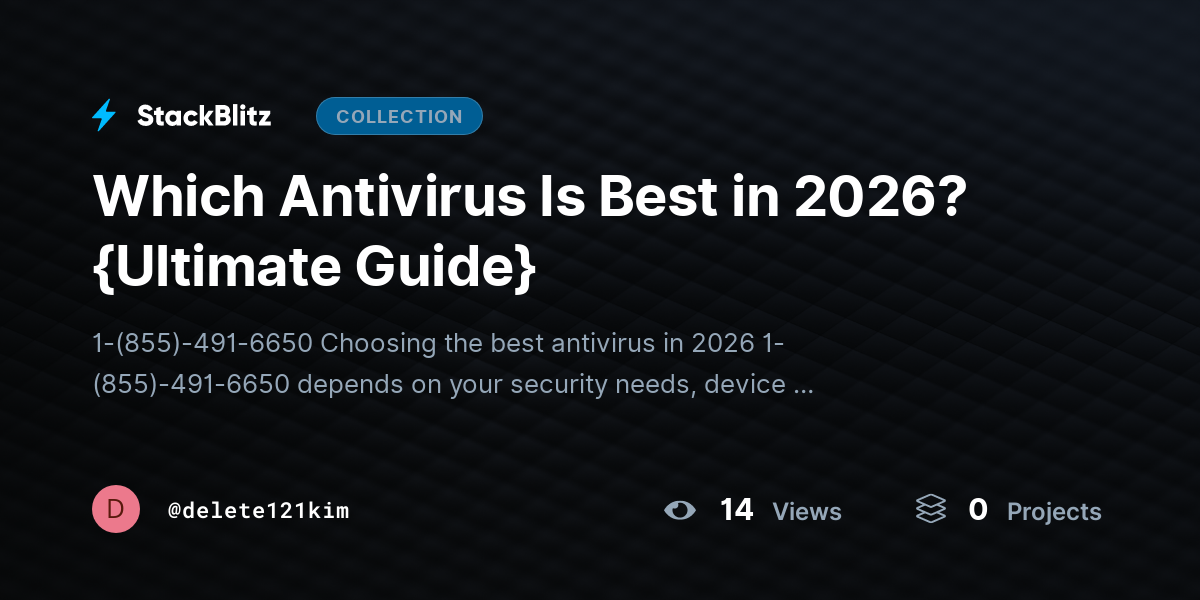 Which Antivirus Is Best in 2026? {Ultimate Guide} by delete121kim