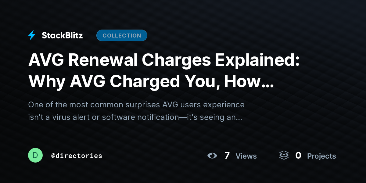 AVG Renewal Charges Explained: Why AVG Charged You, How Renewals Work, and How to Stop Future Paym@~ by directories