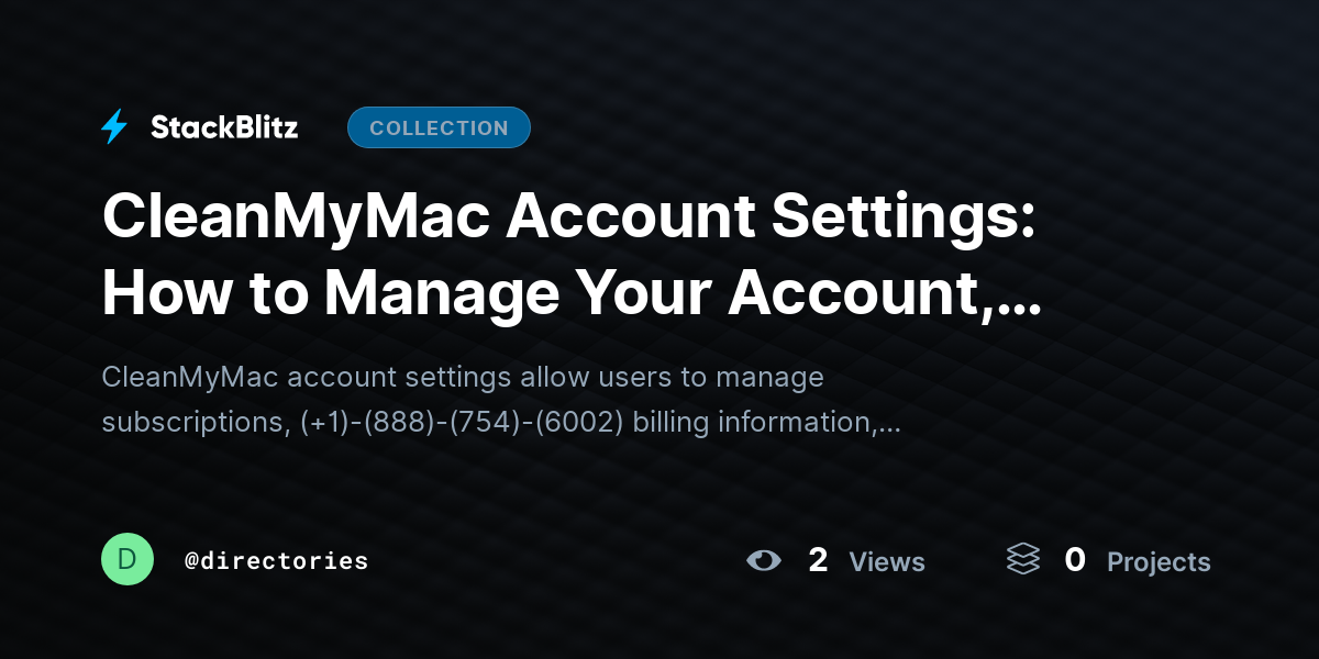 CleanMyMac Account Settings: How to Manage Your Account, Subscription, Devices, and Preferences by directories