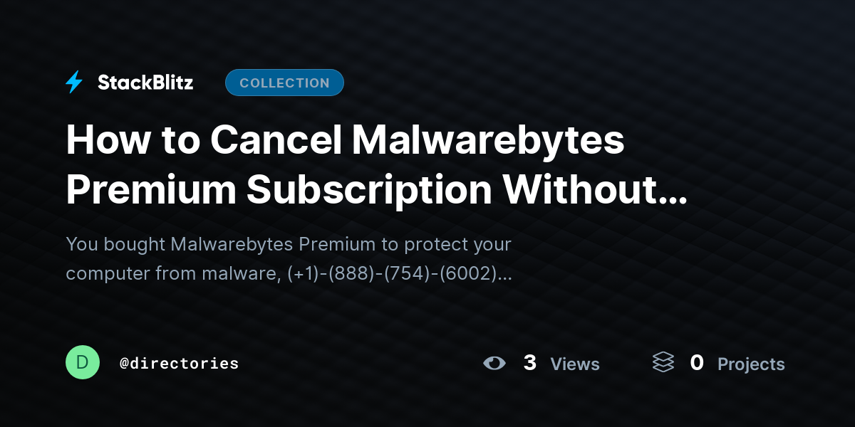 How to Cancel Malwarebytes Premium Subscription Without Confusion (2026 Complete Guide) by directories
