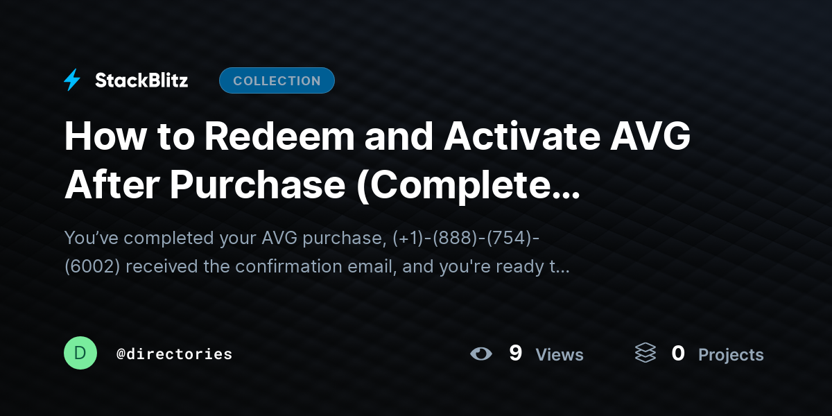 How to Redeem and Activate AVG After Purchase (Complete Activation Guide for New Users) by directories