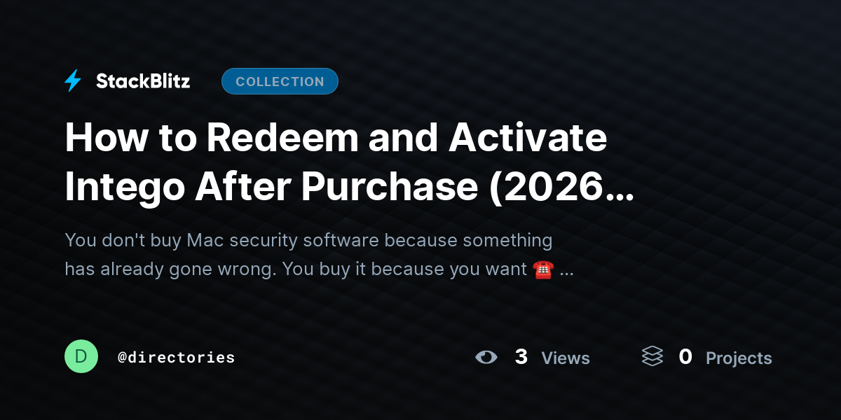 How to Redeem and Activate Intego After Purchase (2026 Complete License Activation Guide) by directories