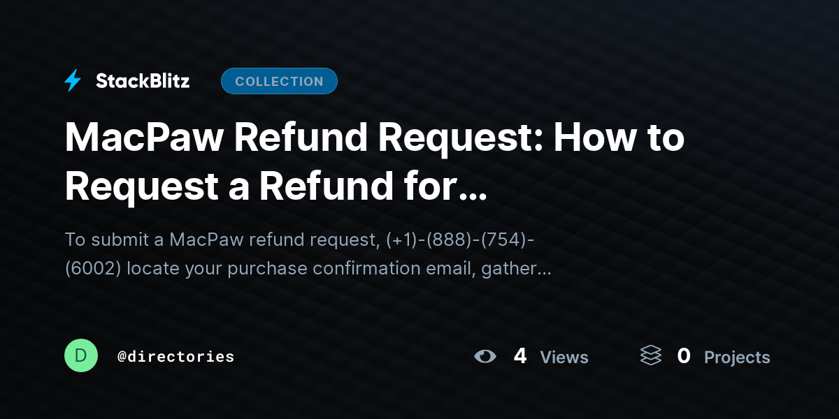 MacPaw Refund Request: How to Request a Refund for CleanMyMac and Other MacPaw Products by directories