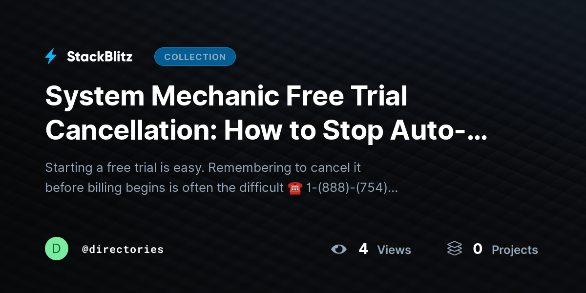 System Mechanic Free Trial Cancellation: How to Stop Auto-Renewal Before You Get Charged by directories