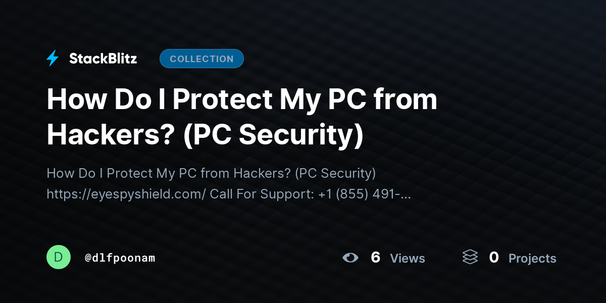 How Do I Protect My PC from Hackers? (PC Security) by dlfpoonam