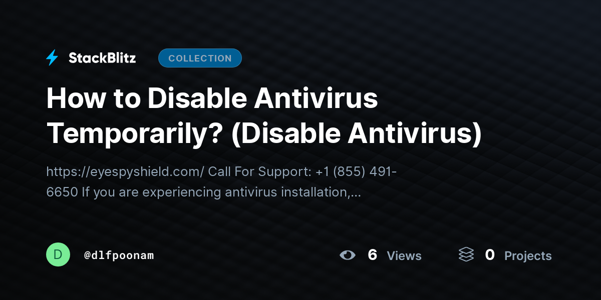 How to Disable Antivirus Temporarily? (Disable Antivirus) by dlfpoonam