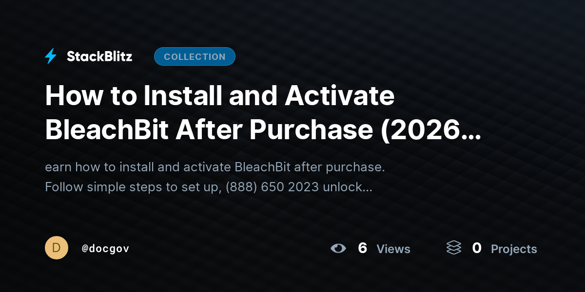 How to Install and Activate BleachBit After Purchase (2026 Guide) by docgov