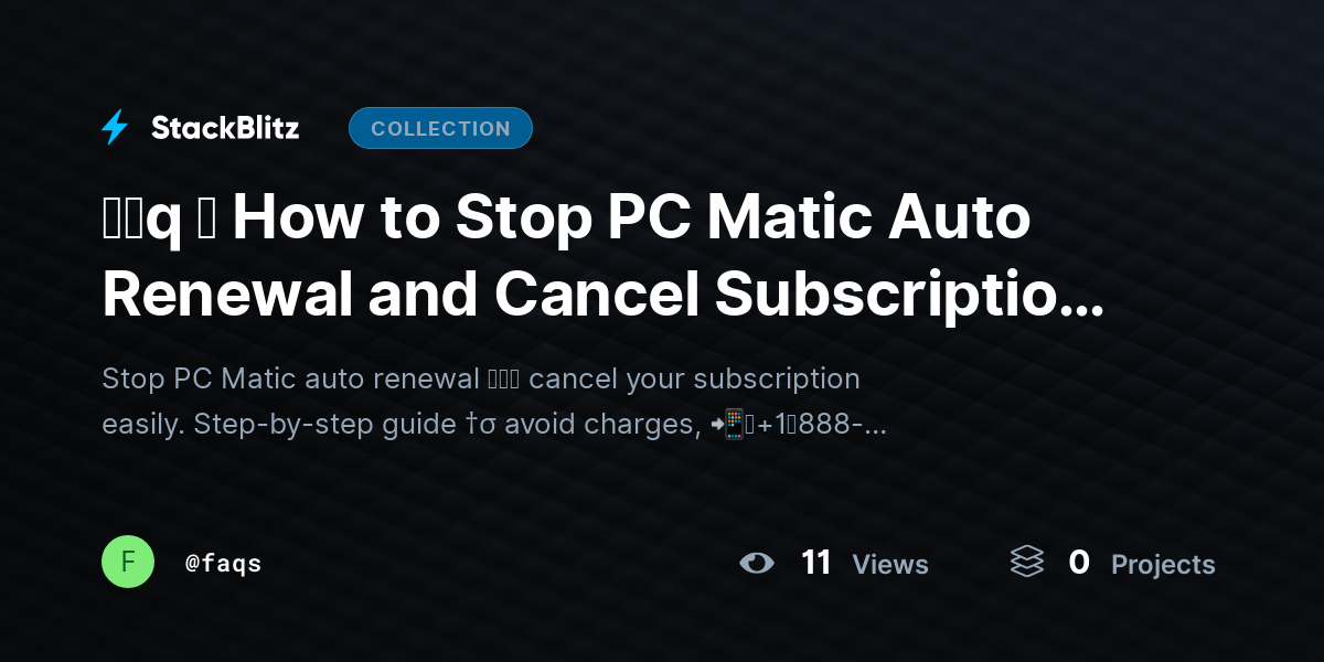 ᶠᵃq ⛧ How to Stop PC Matic Auto Renewal and Cancel Subscription (2026 Easy Guide) by faqs