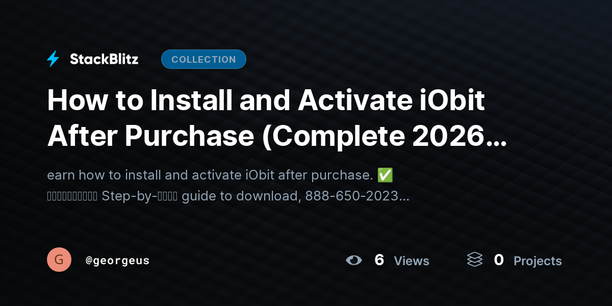 How to Install and Activate iObit After Purchase (Complete 2026 Guide) by georgeus