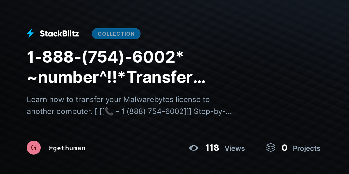 1-888-(754)-6002* ~number^!!*Transfer Malwarebytes License to Another Computer? Complete Guide by gethuman
