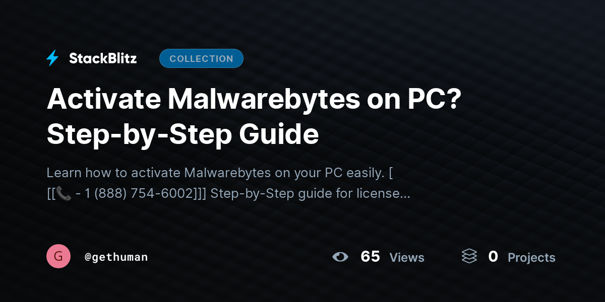 Activate Malwarebytes on PC? Step-by-Step Guide by gethuman