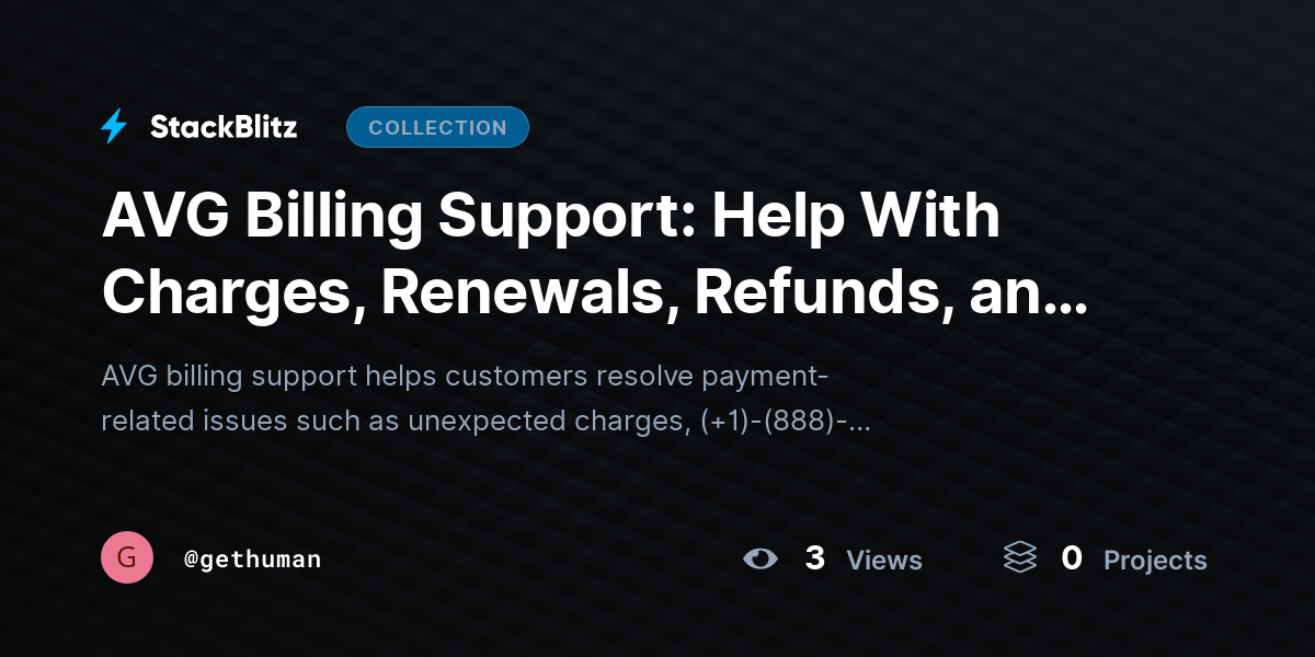 AVG Billing Support: Help With Charges, Renewals, Refunds, and Subscription Issues by gethuman